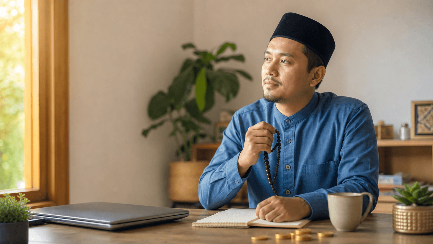 Seorang profesional Muslim Indonesia merenungkan cara mencari dan menggunakan rezeki dengan baik